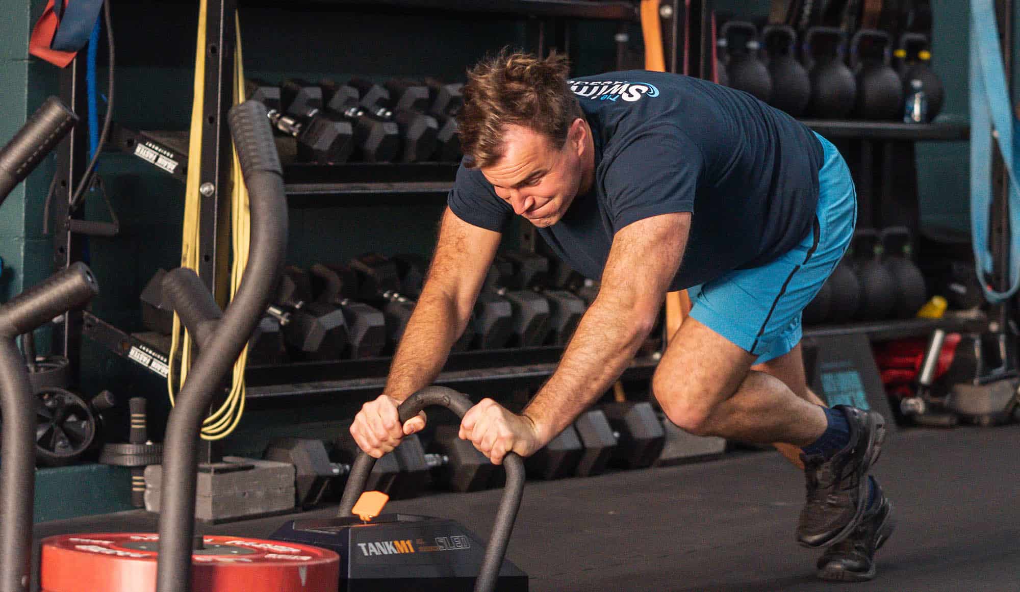 Man Using Functional Training