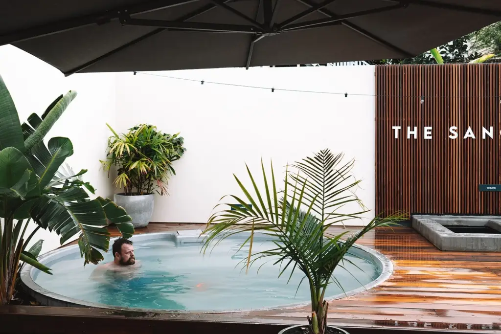 Cold plunge pool at vikasati