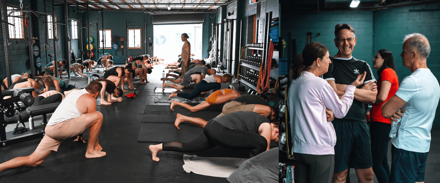 People in Brisbane gym