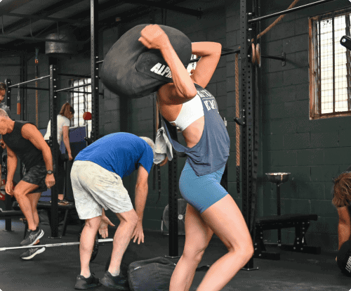 woman working out in brisbane gym