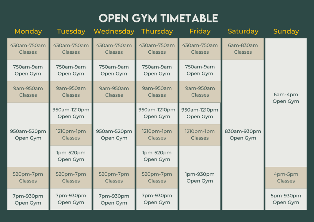 Gym Timetables (1)
