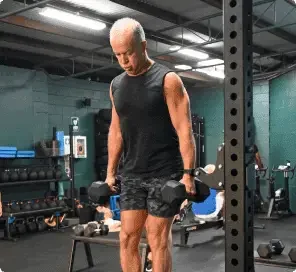 Man in brisbane gym Man in brisbane gym