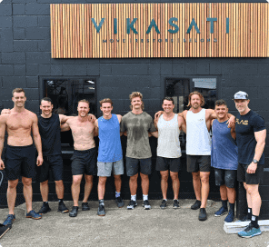 Group of friends in Vikasati gym
